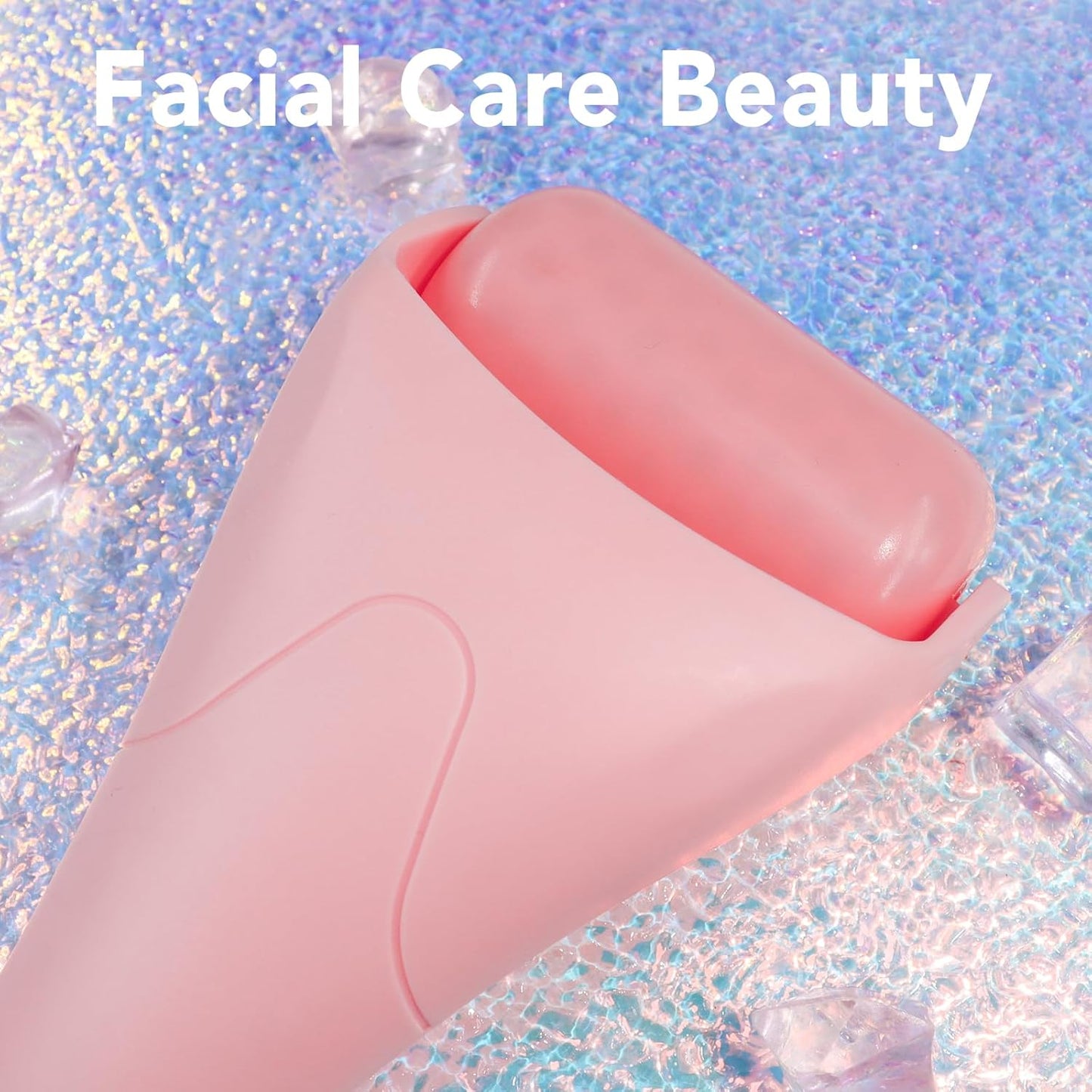 huefull Ice Roller for Face Women, Skin Care Set & Ice Face Roller，Self Care Gifts for Women,Reduces Puffiness and Wrinkle, Facial Massager Tool & Spa Pink Gifts
