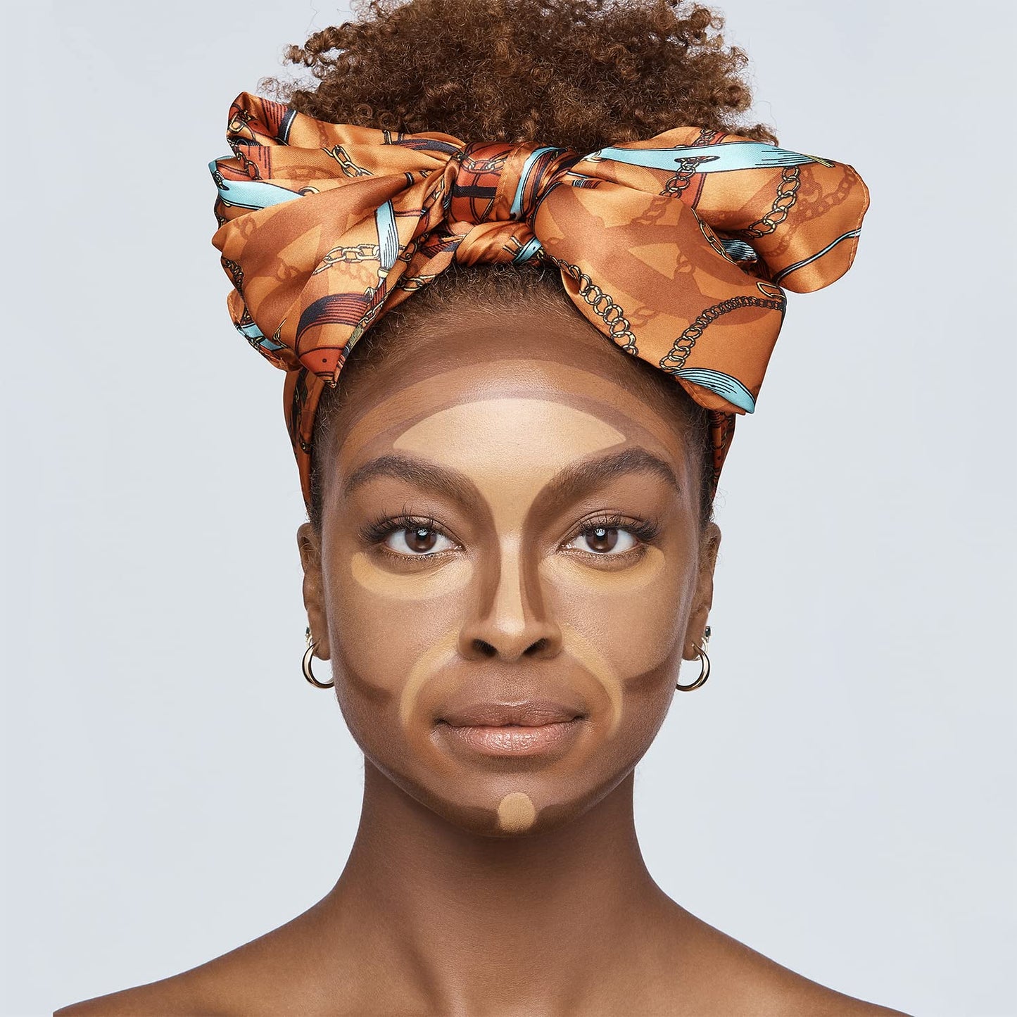 Ruby Kisses HD Brush Concealer & Foundation, Full Coverage, Color Correcting, Highlight, Contour 3 Pack (Mahogany)