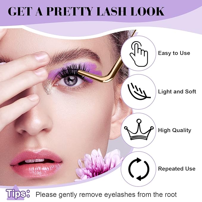 B&Qaugen Manga Lash Clusters DIY Individual Lashes 50D-D-9-16MIX 300 PCS False Eyelash Cluster Manga Cluster 30D 40D 50D D Curl Eyelash Extensions at Home (50D-D,9-16MIX)