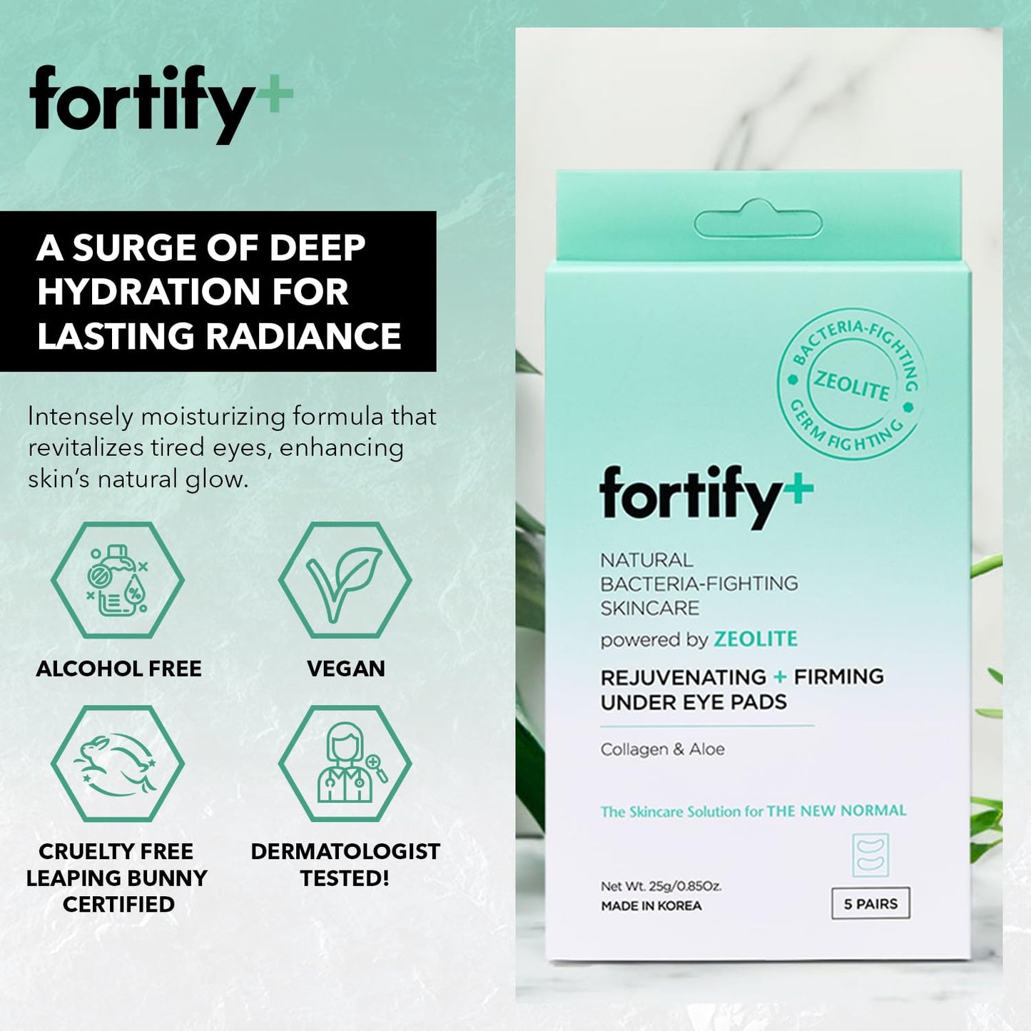 Under Eye Patches For Puffy Eyes and Dark Circles - Dermatologist Tested Anti-Aging - Ultra Hydrating, Anti Wrinkle Patches - Natural, Vegan, Clean Beauty, Korean Skin Care - 10 Pairs