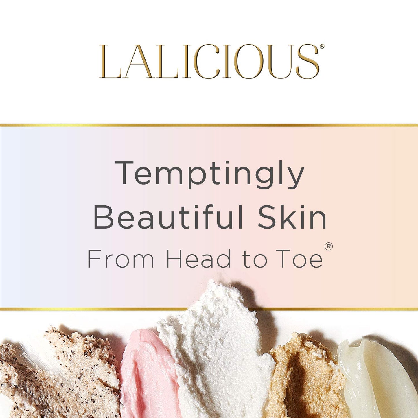LALICIOUS Sugar Kiss Body Butter - Hydrating Body Moisturizer with Shea Butter, Cucumber Extract & Apricot Oil, No Parabens (8 Ounces)