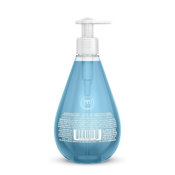 Method Gel Hand Soap, Sea Minerals, 12 fl oz (Pack of 3)
