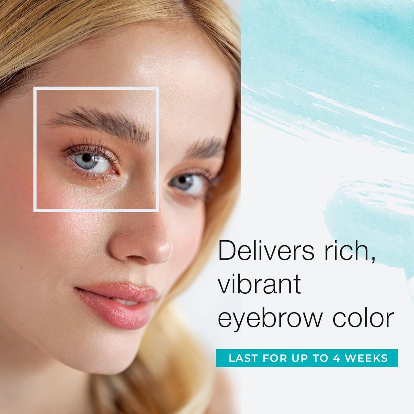 Eyebrow Color For Women, 20 Application Kit, Medium Brown