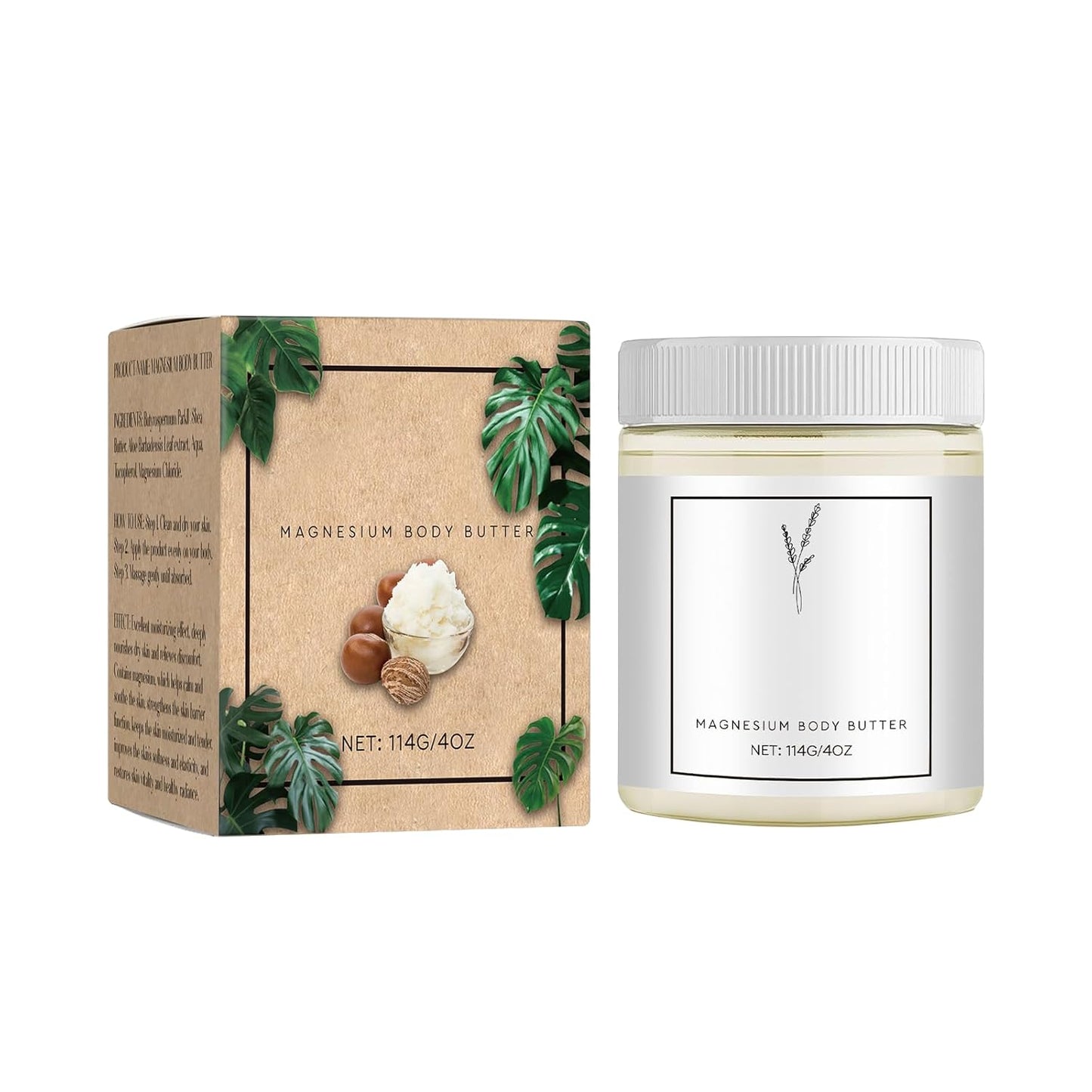 Mama-Bear Neuropathy Cream, Neuropathy Mama Oasis Lotion, Magnesium Body Butter, Magnesium Cream for Neuropathy, Deeply Moisturizes Skin, Keep Soft Smooth (1PCS)