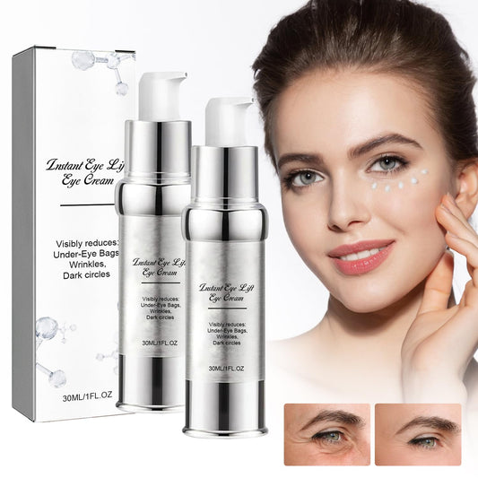 Sea Gril Anti Wrinkle Serum, Peg-8 Complex Anti Wrinkles Essence, Glozie Eye Serum, Anti Aging Firm Eye Cream, Glozie Instant Eye Lift Cream,Temporary Eye Tightener(2PCS)
