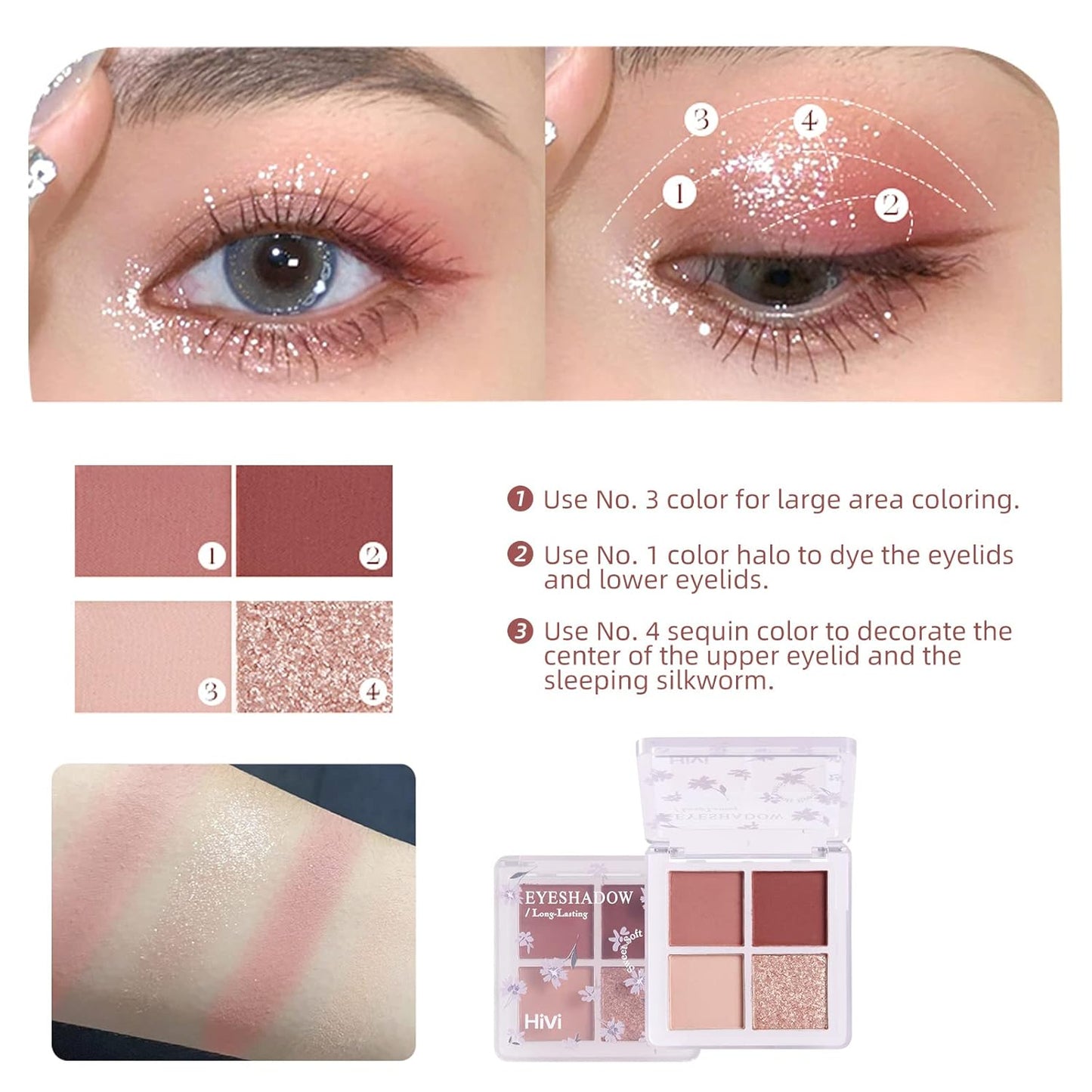 LAMUSELAND All in One Makeup Kit, 8-Piece Women Complete Makeup Kit, a Must-Have Gift Set for Beginners or Professional Makeup Sets Beginners.
