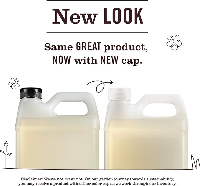 MRS. MEYER'S CLEAN DAY Hand Soap Refill, Made with Essential Oils, Basil, 33 fl. oz