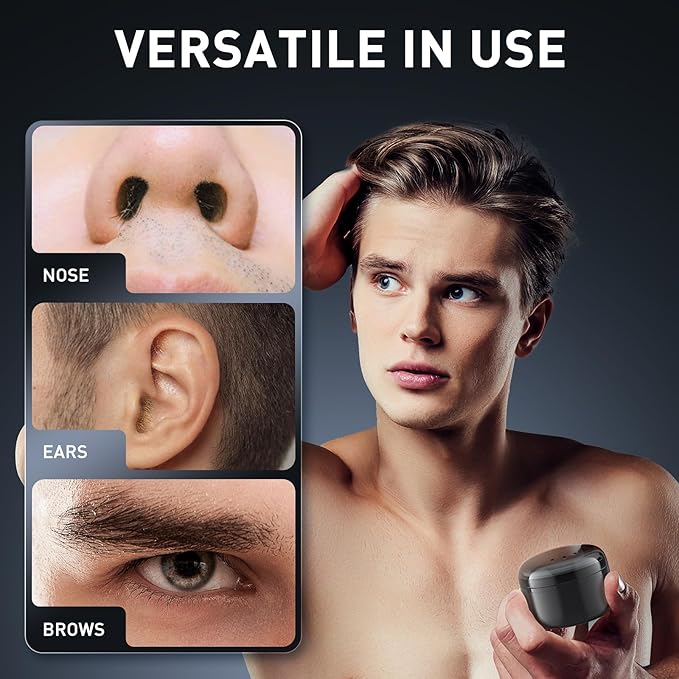 Nose Wax Kit - FSA HSA Eligible, Portable Wax Warme Hair Removal for Women & Men - 100g Beads, 24 Applicators, 12 Nose Hair Sticks 3 Silicone Pots