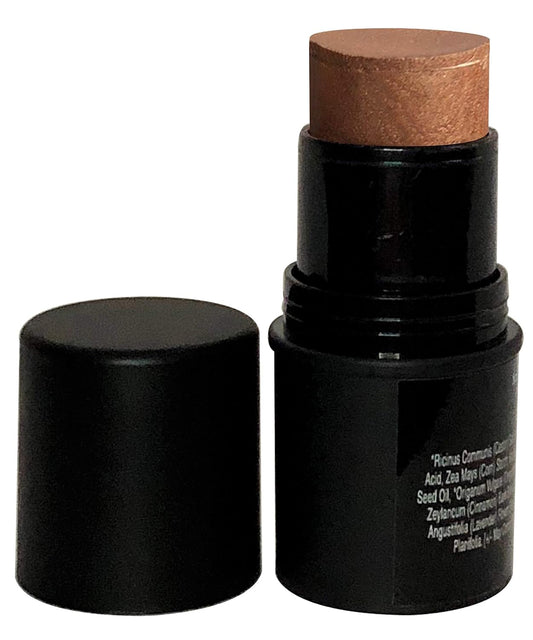 Natural Organic Multi Cream Sticks, Highlighter and Bronzers 100% Natural, Vegan, Gluten Free, Cruelty Free, Made in the USA, 0.18 oz. (Sunset)