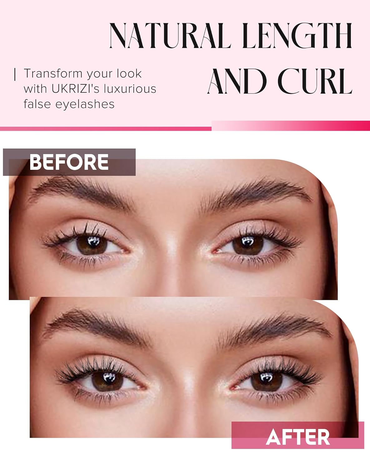 Lashes Natural Look False Lashes Wispy Lashes Fake Eye Lashes Strip Lashes Natural Eyelashes Wispy Natural Lashes UP24