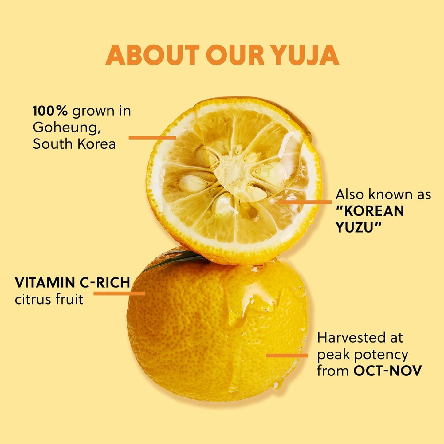 Hanyul Yuja Sleeping Mask | Korean Yuzu Night Cream, Vitamin C for Glow, Radiance, Brightening, Vegan Hydrating Overnight Moisturizer with Hyaluronic Acid, Niacinamide & Antioxidants 2.37 fl. oz.