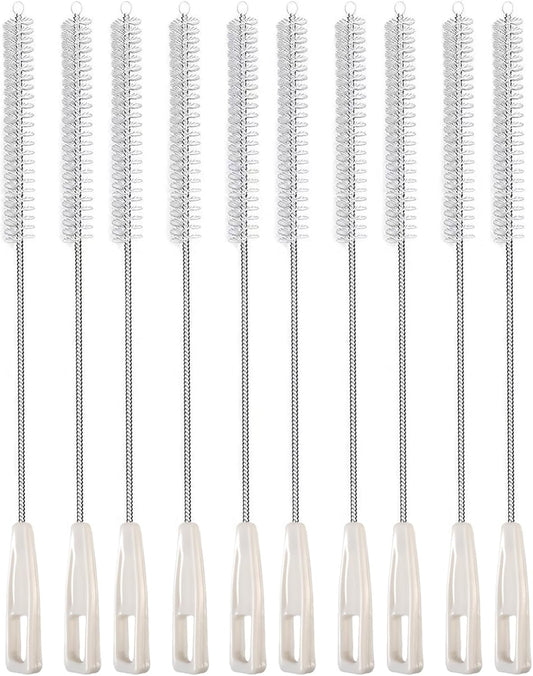 Straw Cleaner Brush Bottle Brush Cleaning Brush Straw Brushes for Cleaning Straws Set 10 Pack, 9.5Inch