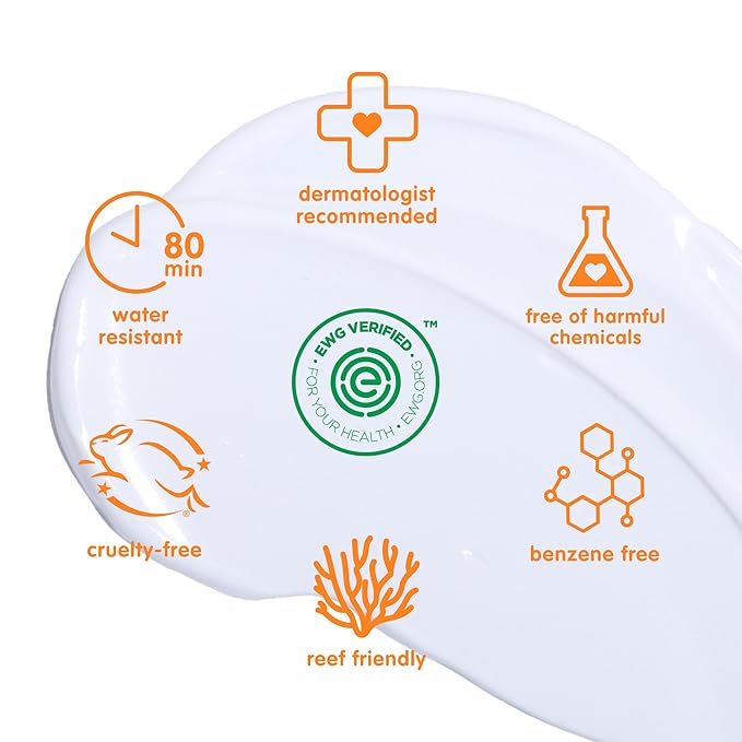 Thinkbaby SPF 30 Mineral Baby Sunscreen, Clear Zinc Oxide, 3 fl oz – Natural, Water Resistant, Kids & Toddler Sun Protection, Reef Safe