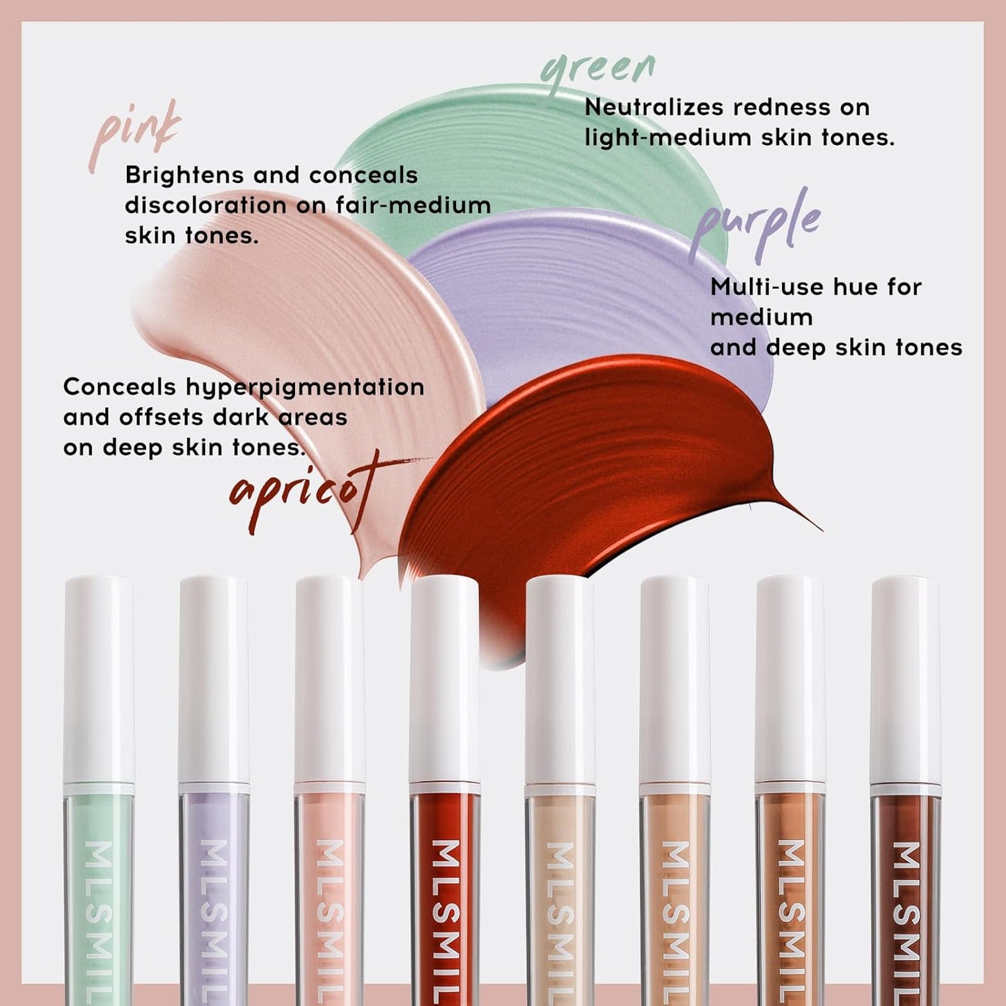 Green Color Correcting for Redness, Mint Instant HD Studio Skin Flawless Liquid Contour, Tone Neutralizing before Foundation, Minimize Redness, Waterproof Concealer for All Skin Types, 01