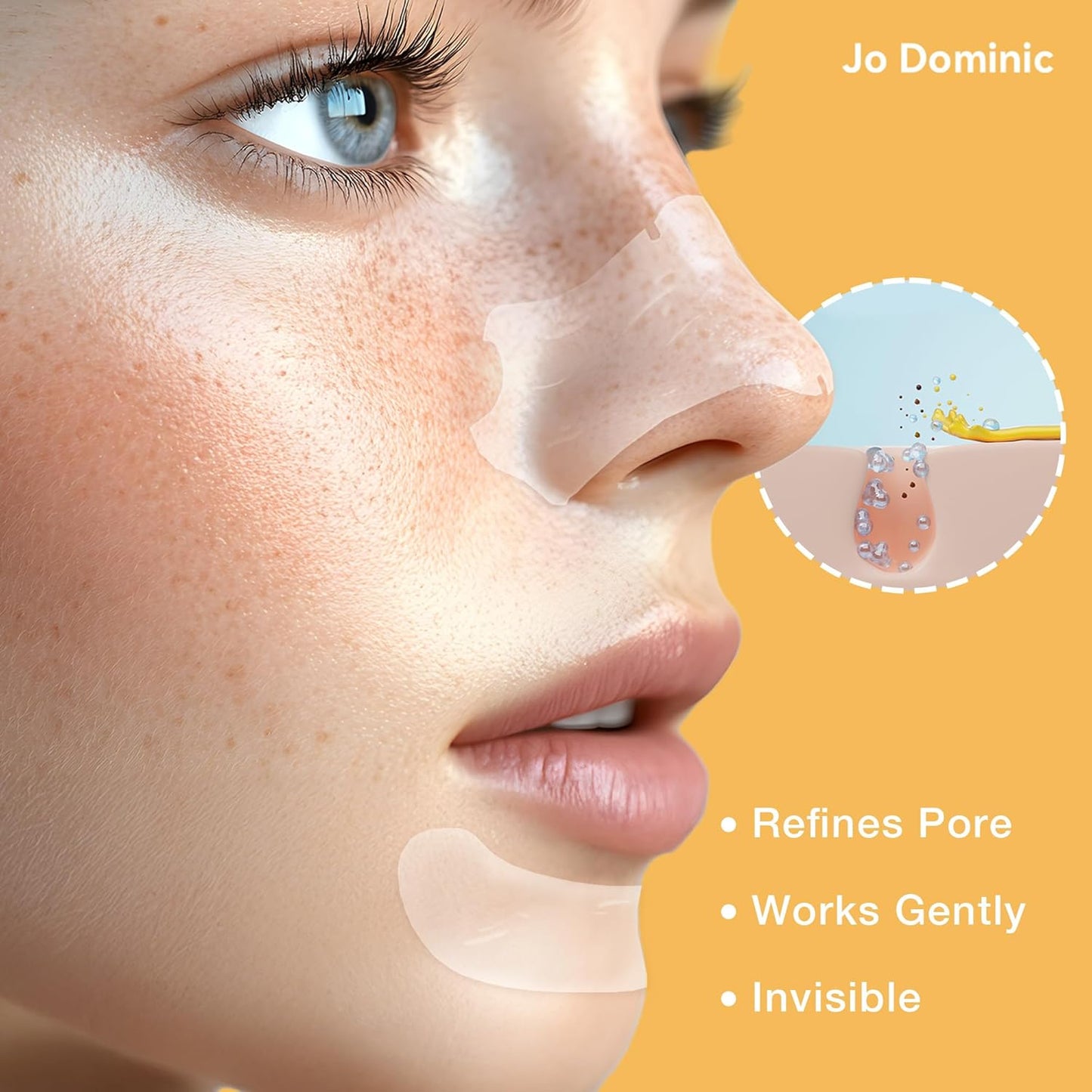 MAGIX PATCH Nose & Chin Pimple Patches Hydrocolloid Acne Patches for T-Zone Care – Absorbs Oil, Zits & Blemishes Overnight – Vegan, Cruelty-Free Skincare (15 Count)