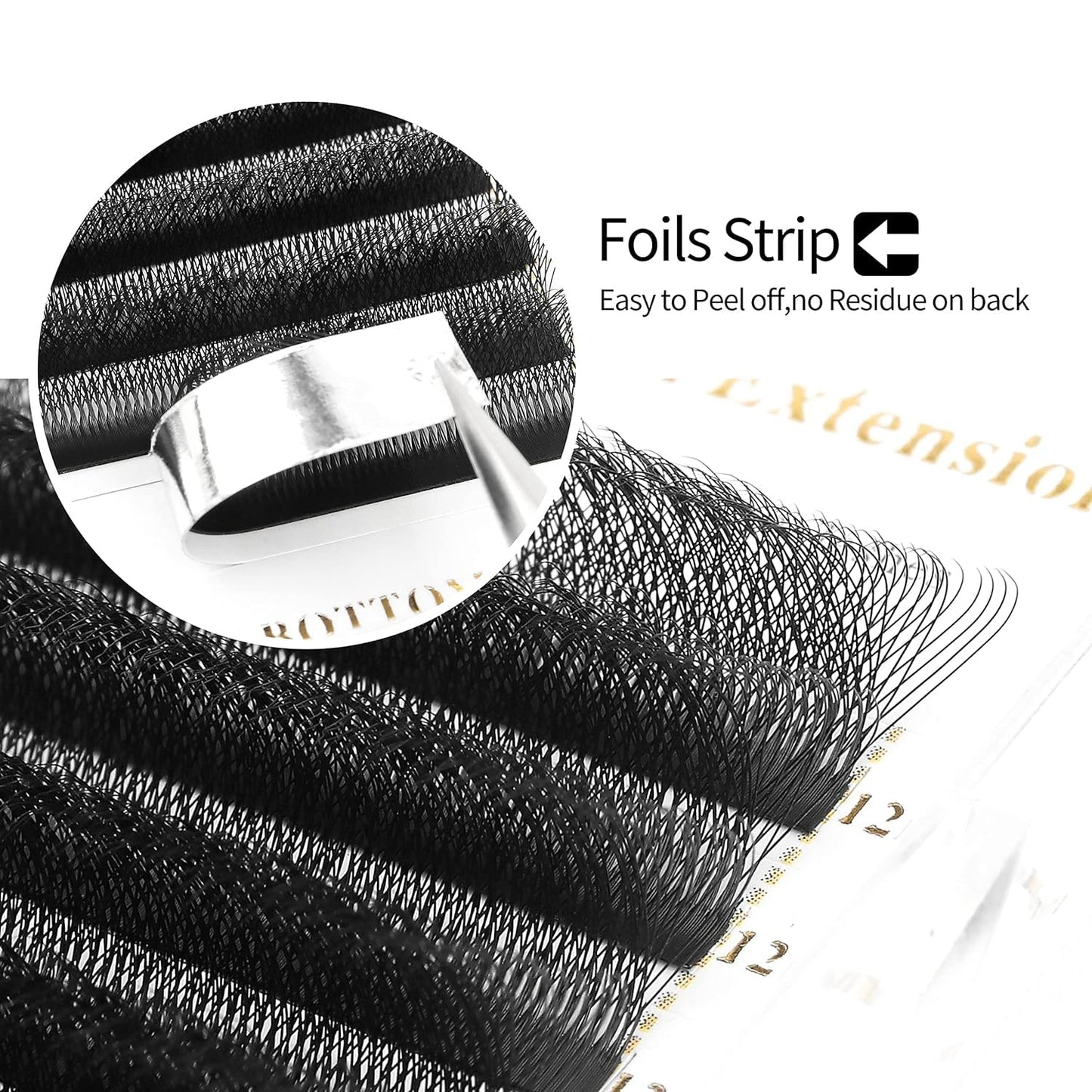 W Lash Extensions Supplies 3D Eyelash Extensions W Shape 0.07mm Thickness C Curl 15mm Premade Fans Easy Fan Lashes Volume Matte Black 12 Rows Crisscross Eye Lashes(W-3D-0.07-C,15mm)