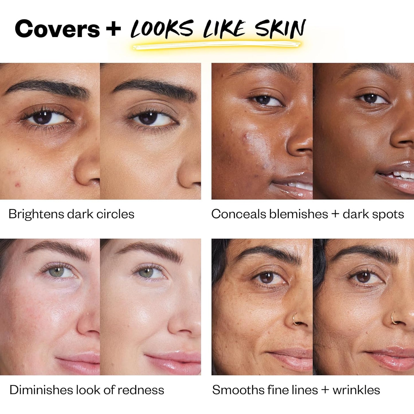Kosas Revealer Concealer - Medium Coverage Makeup with Hyaluronic Acid, Conceals Dark Circles Under Eyes, Dark Spots and Blemishes + Brightens, Hydrates, Long-Lasting & Vegan, (Tone 0.7 C)