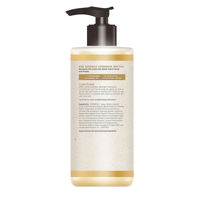 Carol's Daughter Goddess Strength Leave In Conditioner Cream,10 Fl Oz - Strengthening and Moisturizing for Wavy,Curly Hair,(Pack of 2)