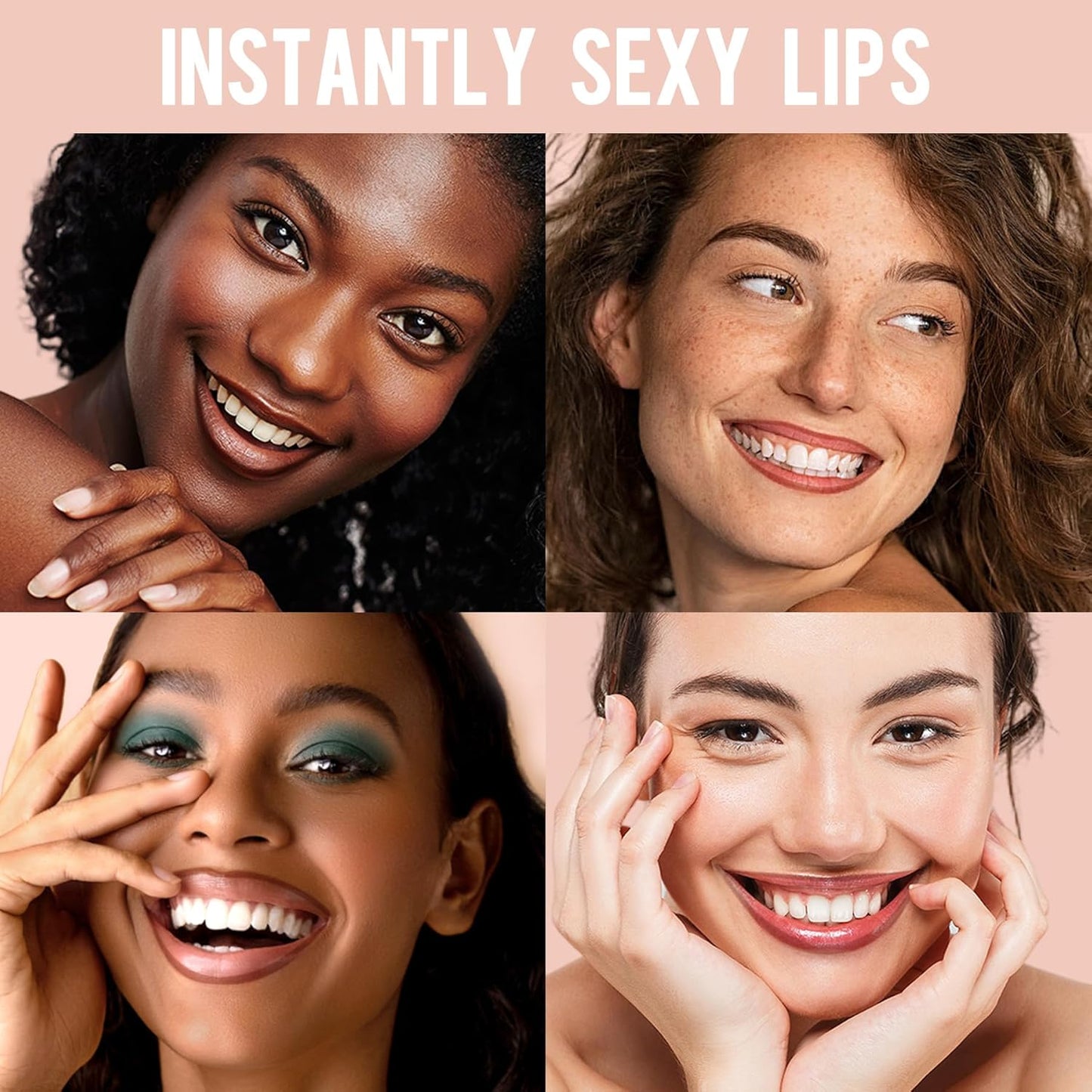 iMethod Lip Stain - Lip Liner Stain Peel Off, Natural Long Lasting, Waterproof Stay On All Day, Transfer-Proof, Highly Pigmented, Instant Color, PLUMPED
