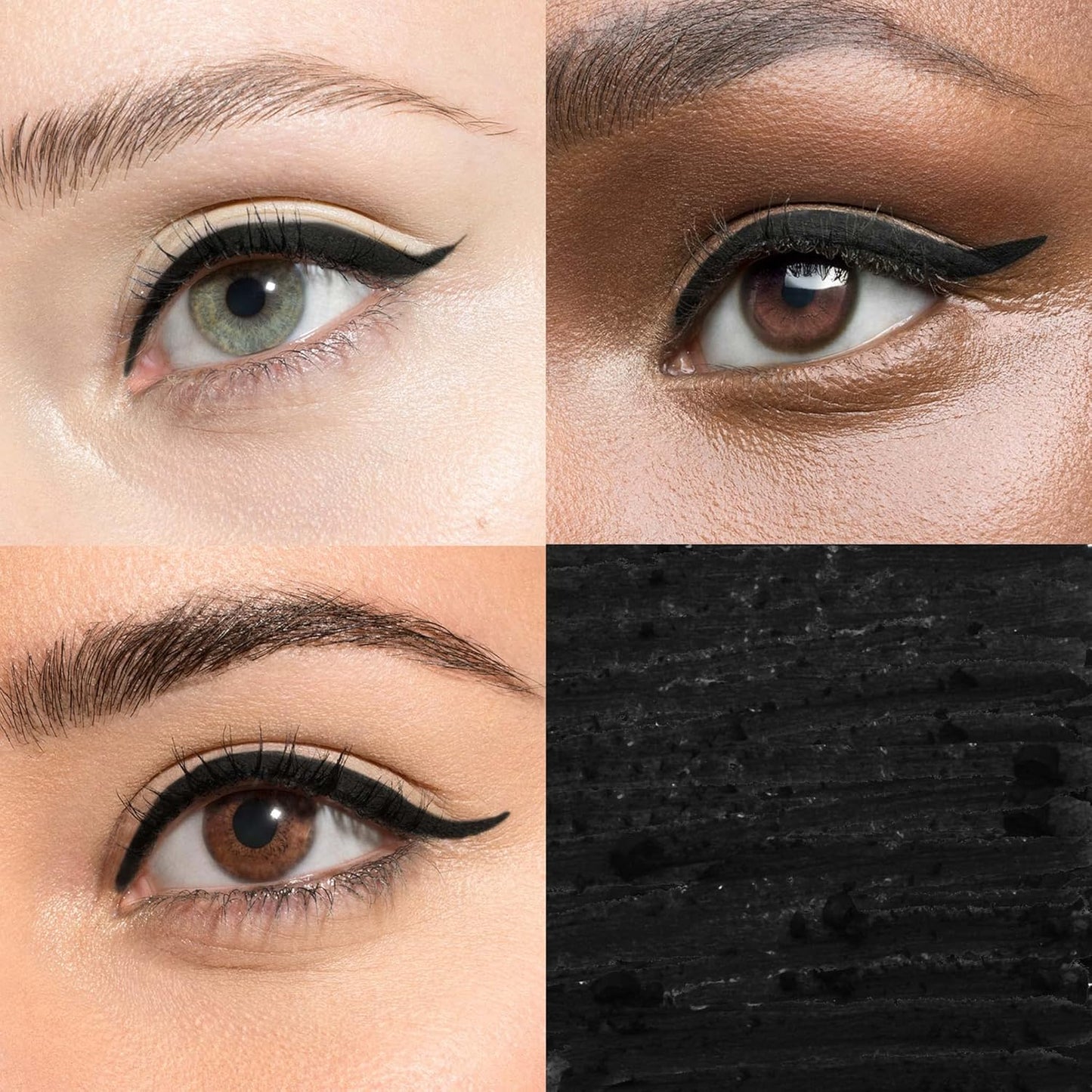 Julep Eyeshadow 101 Crème-to-Powder Eyeshadow Stick Duo + When Pencil Met Gel Sharpenable Multi-Use Longwear Eyeliner Pencil, 3pc Set - Meadow Shimmer, Blackest Black and Pearl Shimmer
