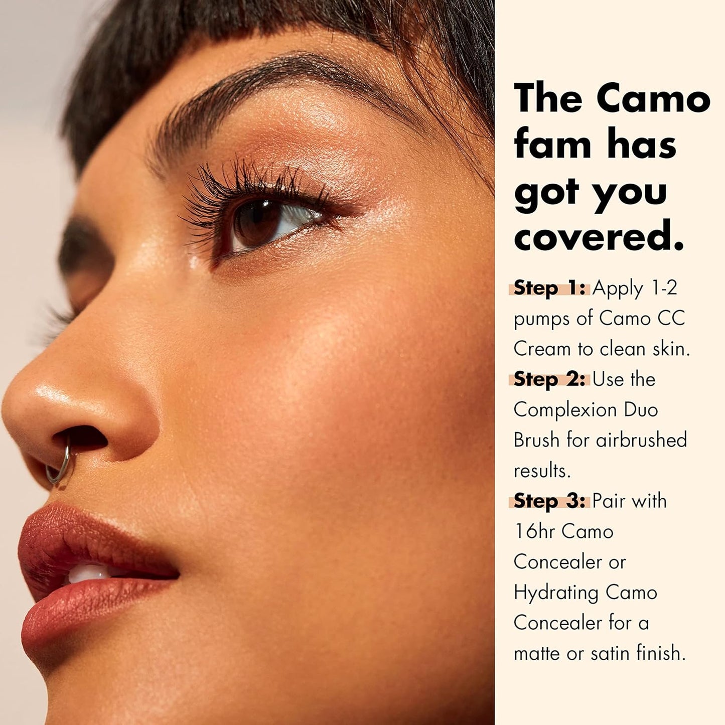 e.l.f. Camo CC Cream, Color Correcting Medium-To-Full Coverage Foundation with SPF 30, Light 240 W, 1.05 Oz (30g)