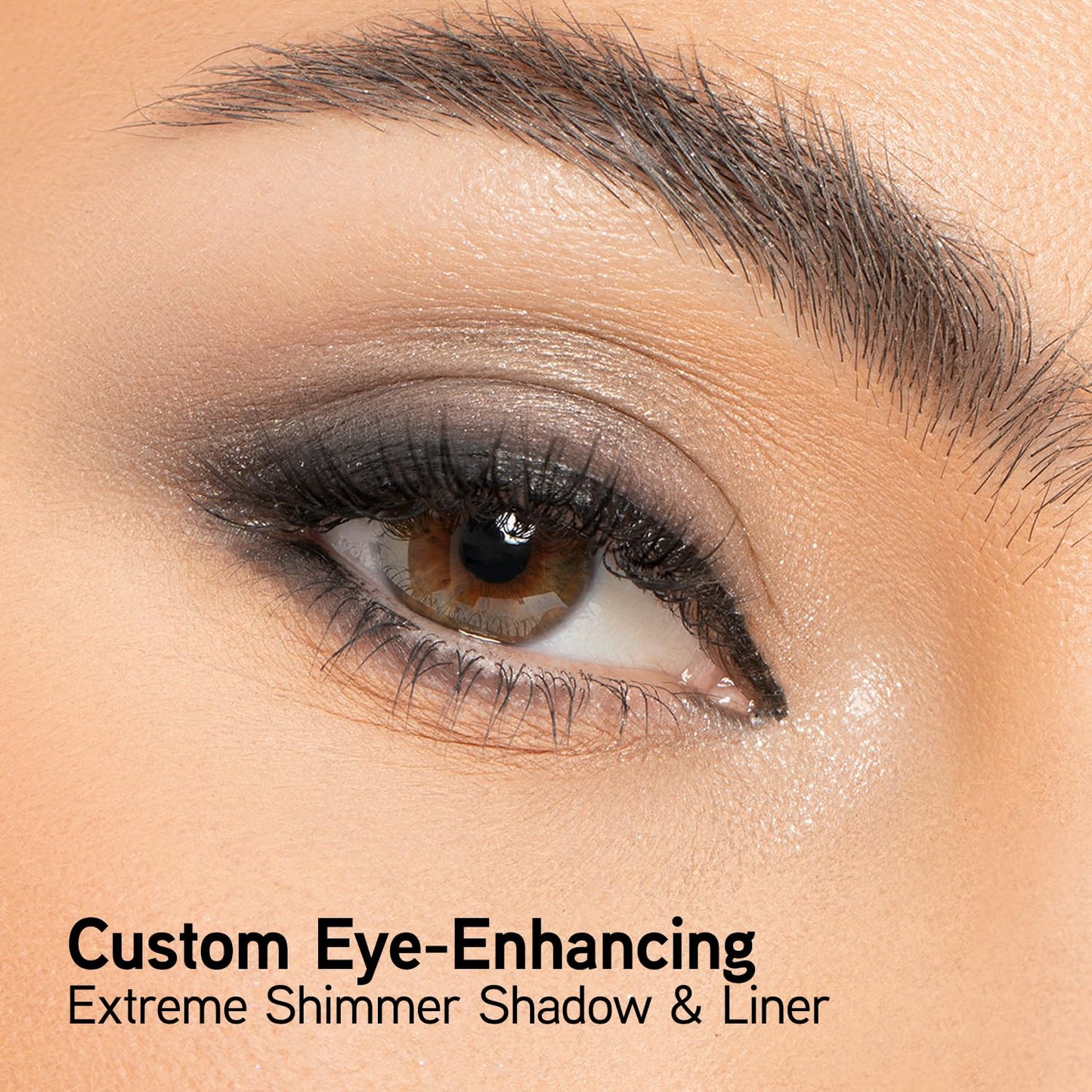 Physicians Formula Shimmer Strips Custom Eye-Enhancing Extreme Shimmer Shadow & Liner, Hypoallergenic Eyeshadow Palette with Reflective Liquid Powders – Nude Eyes