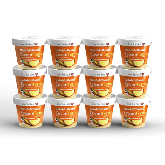 Gabriel & Daniel Gluten Free Instant Cream of Corn with Coconut – Non-GMO, Pure and Wholesome Hot Cereal – Creamy Texture with Mazamorra – Microwave Cup for a Nourishing and Easy Breakfast (Pack of 12)