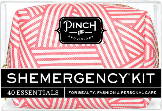 Pinch Provisions Shemergency Kit for Her, 40 Emergency Essential Items, Compact, Multi-Functional Pouch, Gift for Women, Birthday, Bachelorette Parties, and More!