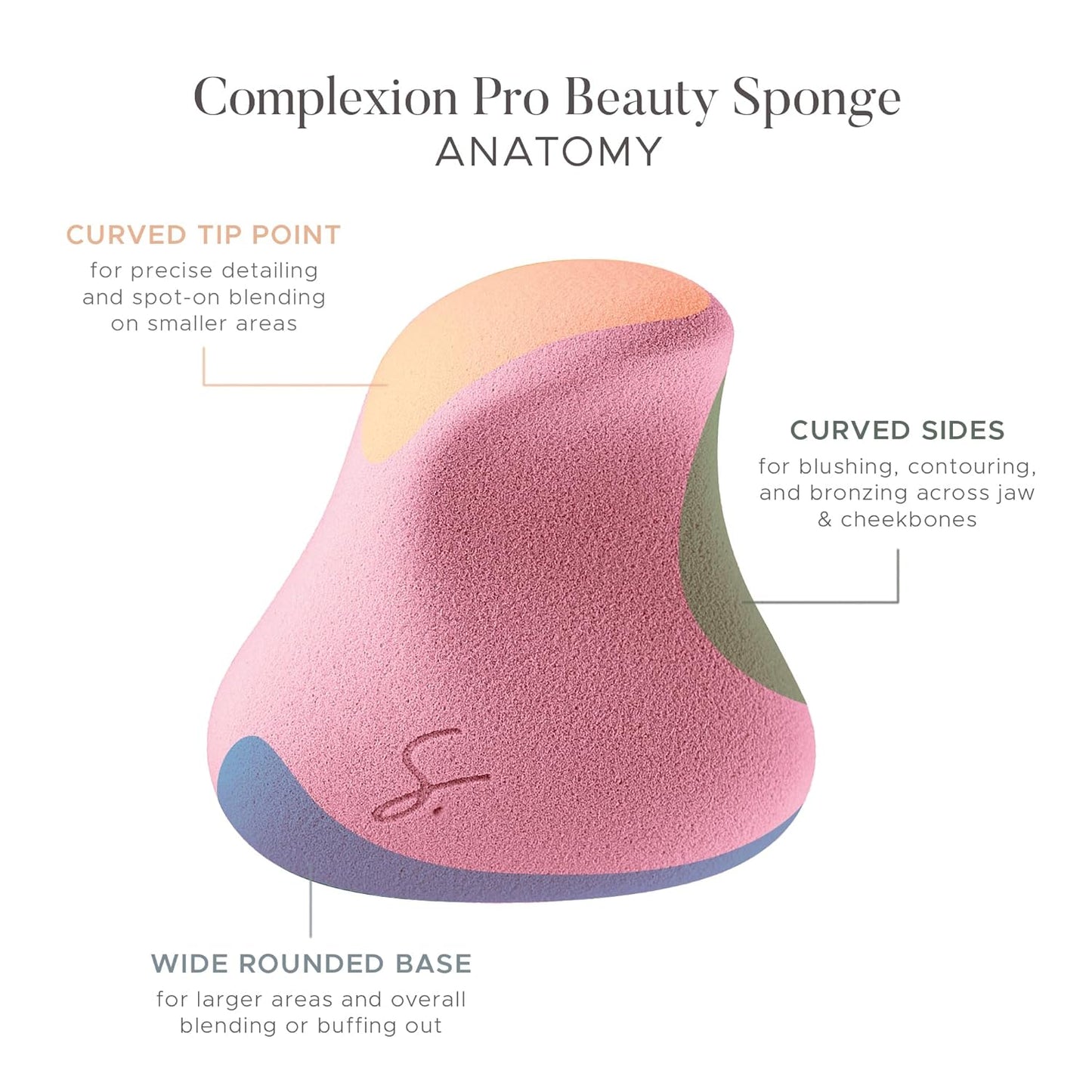Original Beauty Blender Makeup Sponge Applicator for Powder, Cream & Liquid, Beauty Tools Puff, Streak Free Application, Vegan, Cruelty Free Made in USA, Pink (3 Pieces)
