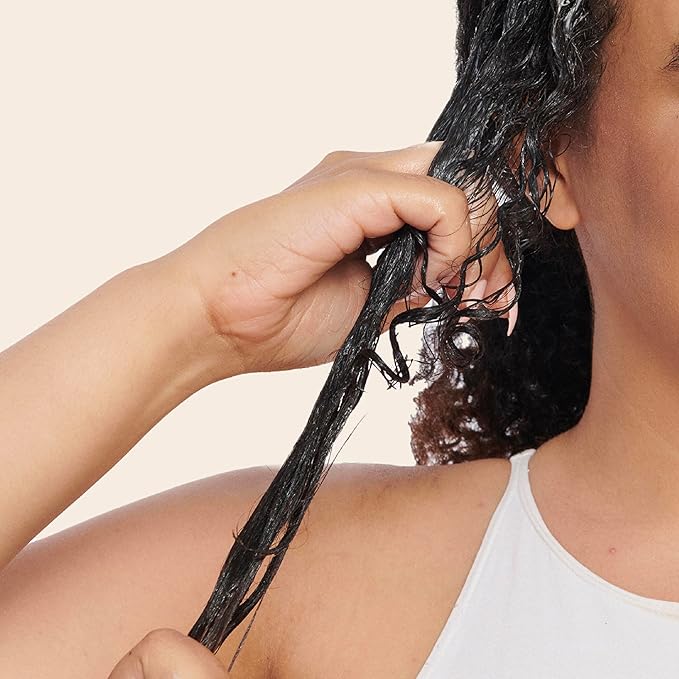 Carol's Daughter Goddess Strength True Stretch Defining Hair Cream For Waves,Coils and Curls,Curl Defining Cream with Castor Oil,6.8 Fl Oz,(Pack of 2)