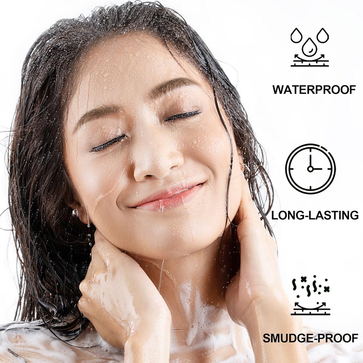 Microblading Eyebrow Pencil, Eyebrow Pen with an Upgrade Micro-Fork Tip Applicator, Waterproof Long-Lasting Microblading Brow Pen, Brow Pencil for Natural Looking Brows Makeup, Reddish Brown, 1Pcs