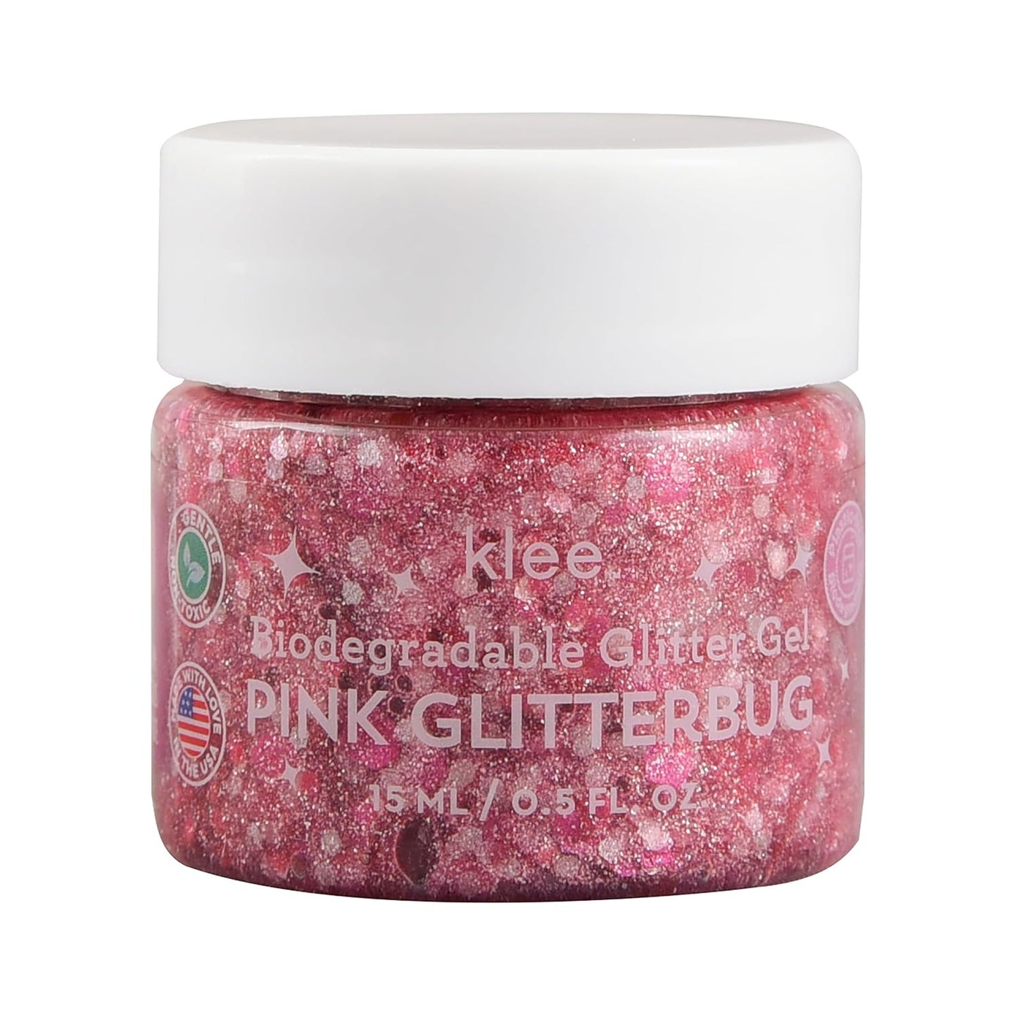 Luna Star Naturals Klee Kids Deluxe Play Makeup Kit. Gentle and Non-Toxic. Made in USA. (Pink Ballet Fairy)