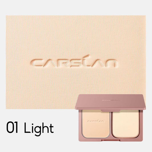 Oil Control Pressed Setting Powder Compact, 12H Longlasting Translucent Powder Makeup, Waterproof Face Powder, 01 LIGHT, 0.28Oz