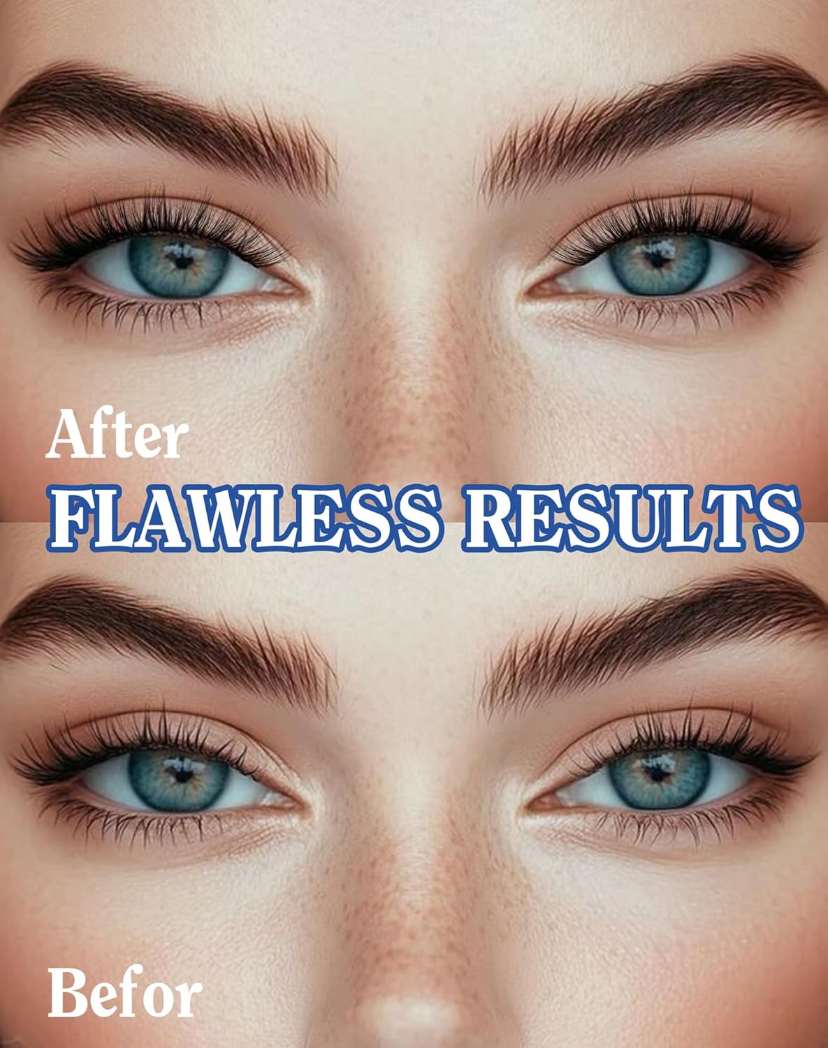 Natural Lashes Natural Look Wispy Eyelashes Flared Strip Eyelash False Eye Lash Soft Eyelashes Pack 7 Pairs 13MM D75
