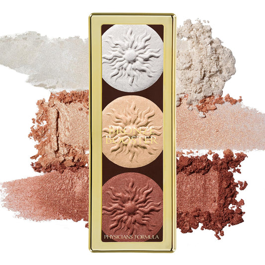 Physicians Formula Highlighter & Contour Powder Palette, Shimmer Strobing,-Fragrance Free, Paraben Free, Gluten Free, Dermatologist Tested
