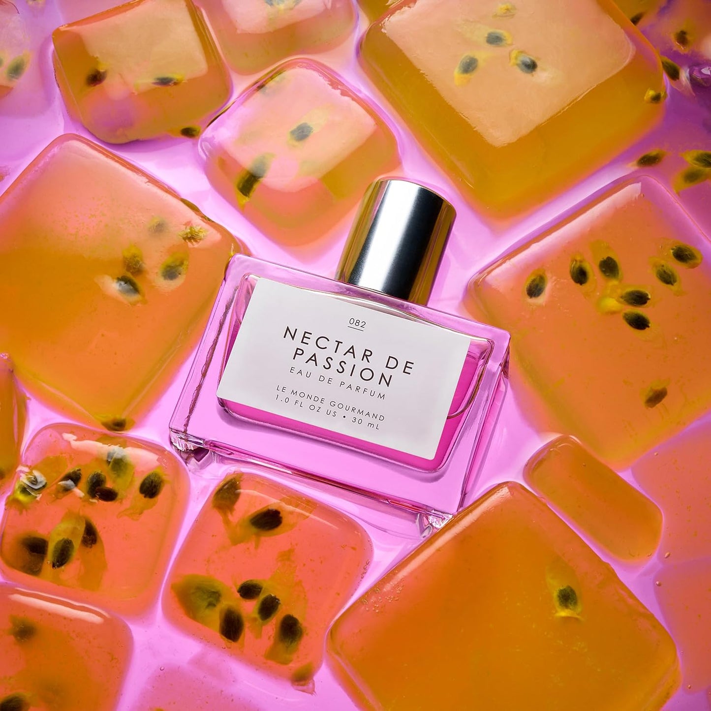 Le Monde Gourmand Nectar de Passion Eau de Parfum, 1 fl oz (30 ml), Full-Sized Perfume, Fragrance for Women, Playful & Comforting Scent, Passionfruit, Jasmine, and Sweet Musk Notes, Long-Lasting