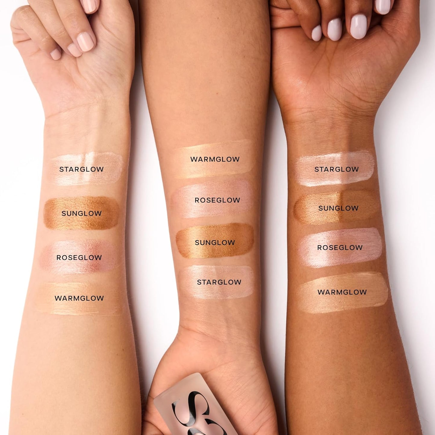 Saie Mini Glowy Super Gel - Hydrating Makeup Primer and Illuminating Glow Serum Enriched with Vitamin C and Squalane Oil - All-Over Liquid Highlighter Makeup for Instant Glass Skin - Sunglow (0.5 oz)
