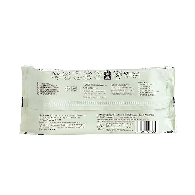 The Honest Company Hypoallergenic Multi-Use Baby Wipes for Sensitive Baby Skin, Pattern Play, 60 Count