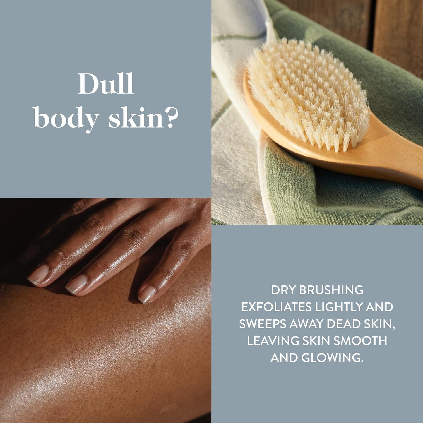 goop Beauty Dry Brush | Detoxifying Body Exfoliator | Wooden Handle with Natural Biodegradable Sisal Fibers | Sweeps Away Dead Skin | FSC Certified