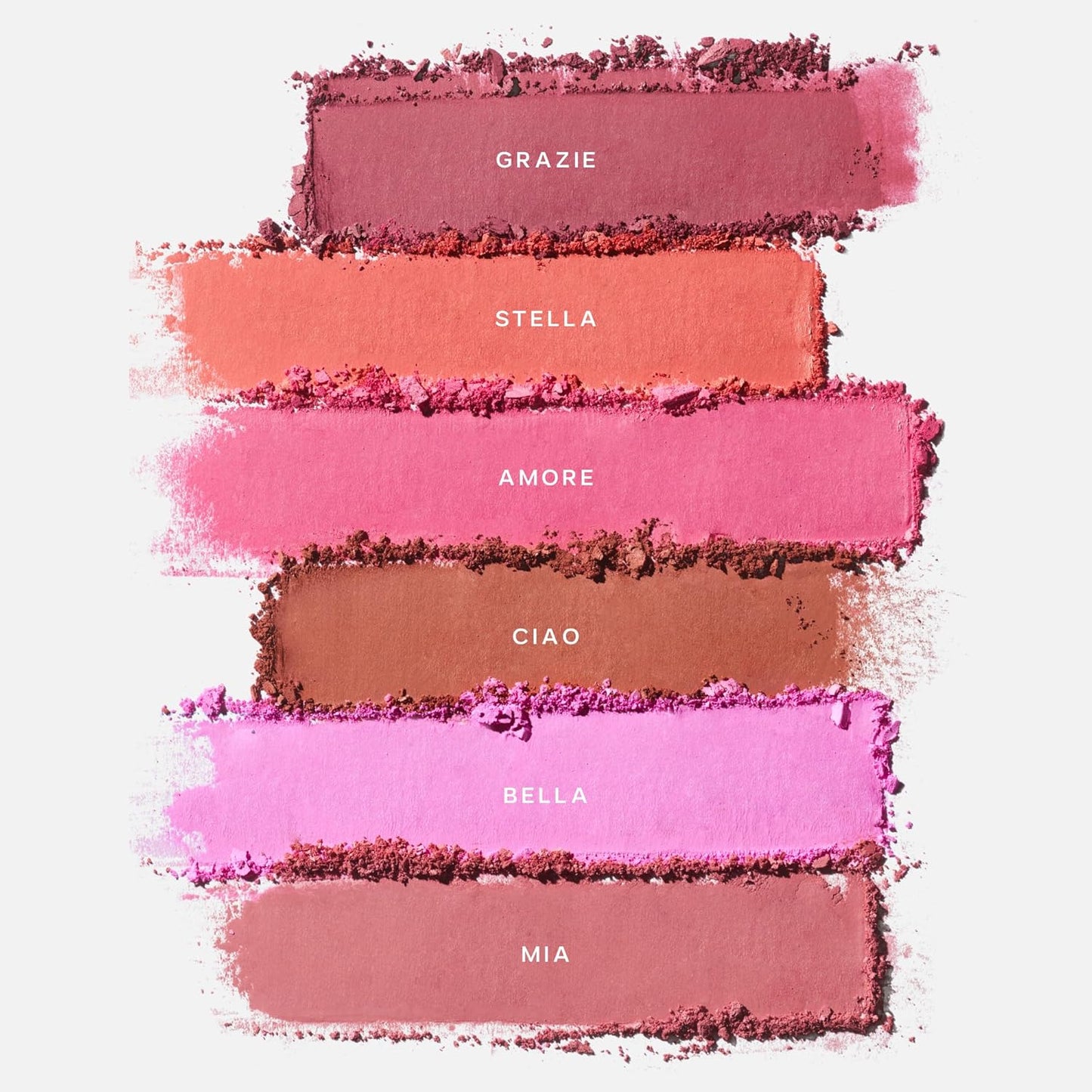 Saie SuperSuede Baked Blush - Talc-Free Powder Blush for All Day Wear - Enriched with Plant-Derived Squalane + Glycerin to Help Moisturize Dry Skin - Ciao (0.1 Ounce)