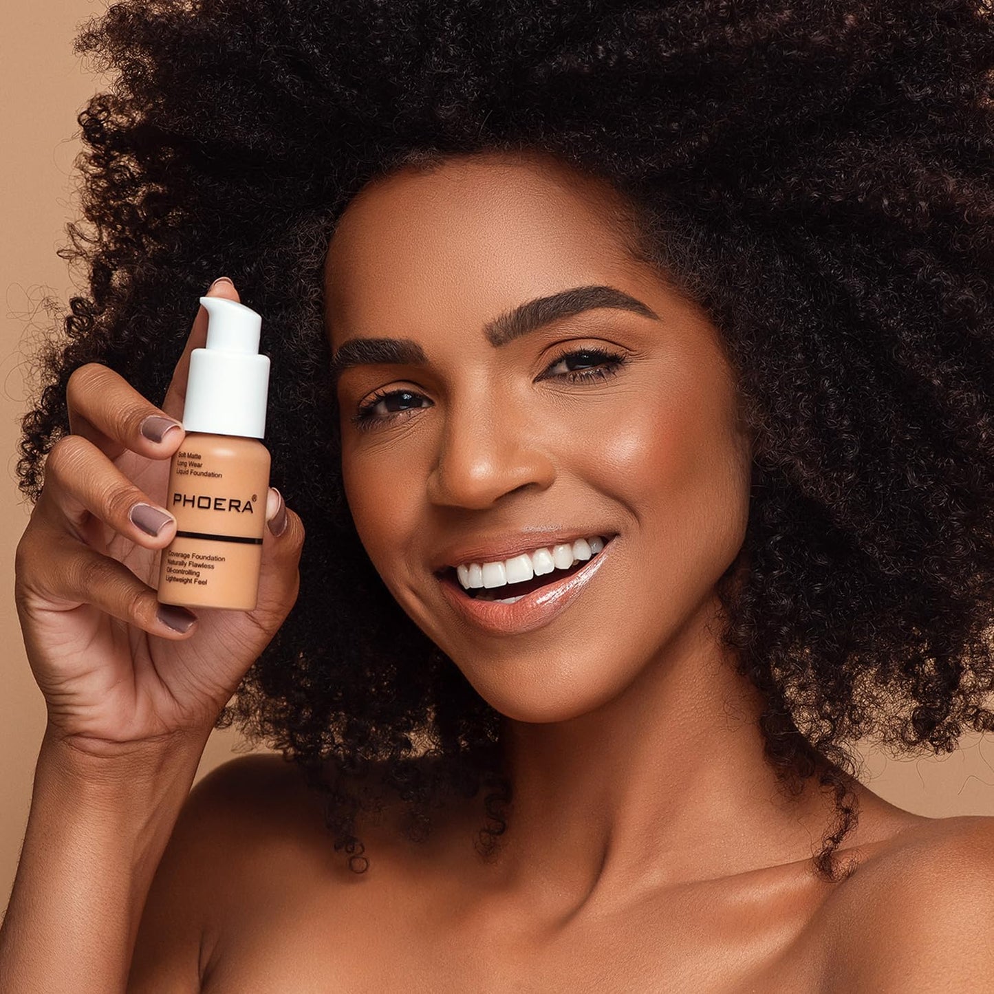 PHOERA Foundation, PHOERA Matte Liquid Foundation,PHOERA Makeup for Women, PHOERA Foundation Full Coverage Concealer, 30ml 24HR Matte Oil Control Concealer (103- Warm peach*2)