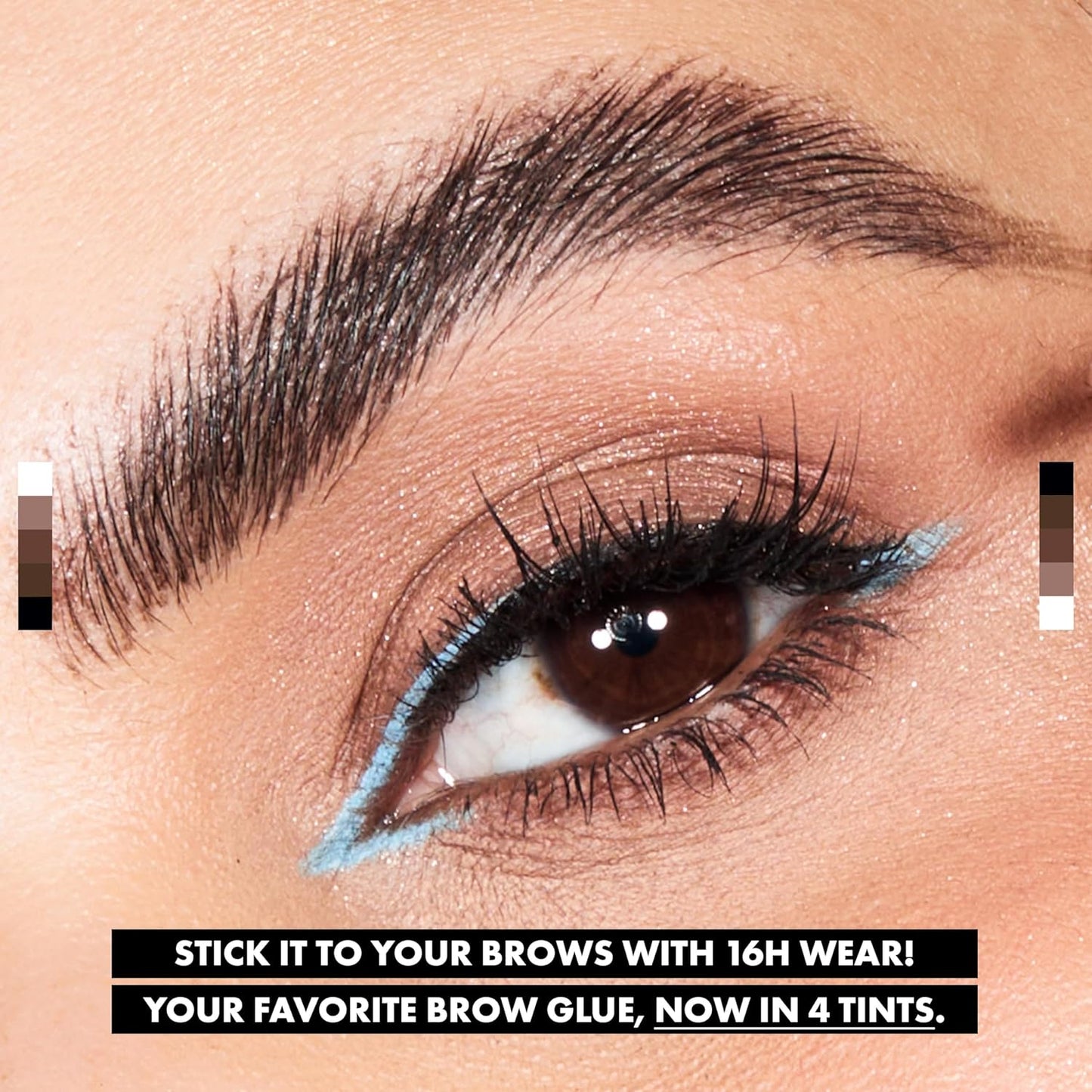 NYX PROFESSIONAL MAKEUP The Brow Glue, Extreme Hold Tinted Eyebrow Gel - Medium Brown