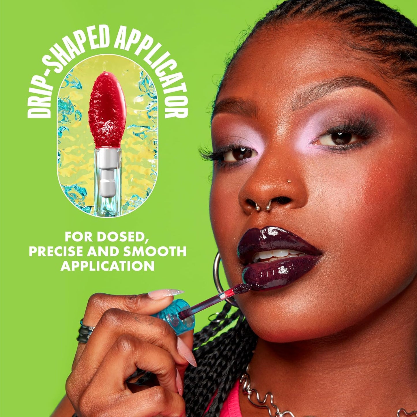 NYX PROFESSIONAL MAKEUP Lip IV Hydrating Glossy Lip Stain with 12HR Hydration - Blush Rush (Pink)