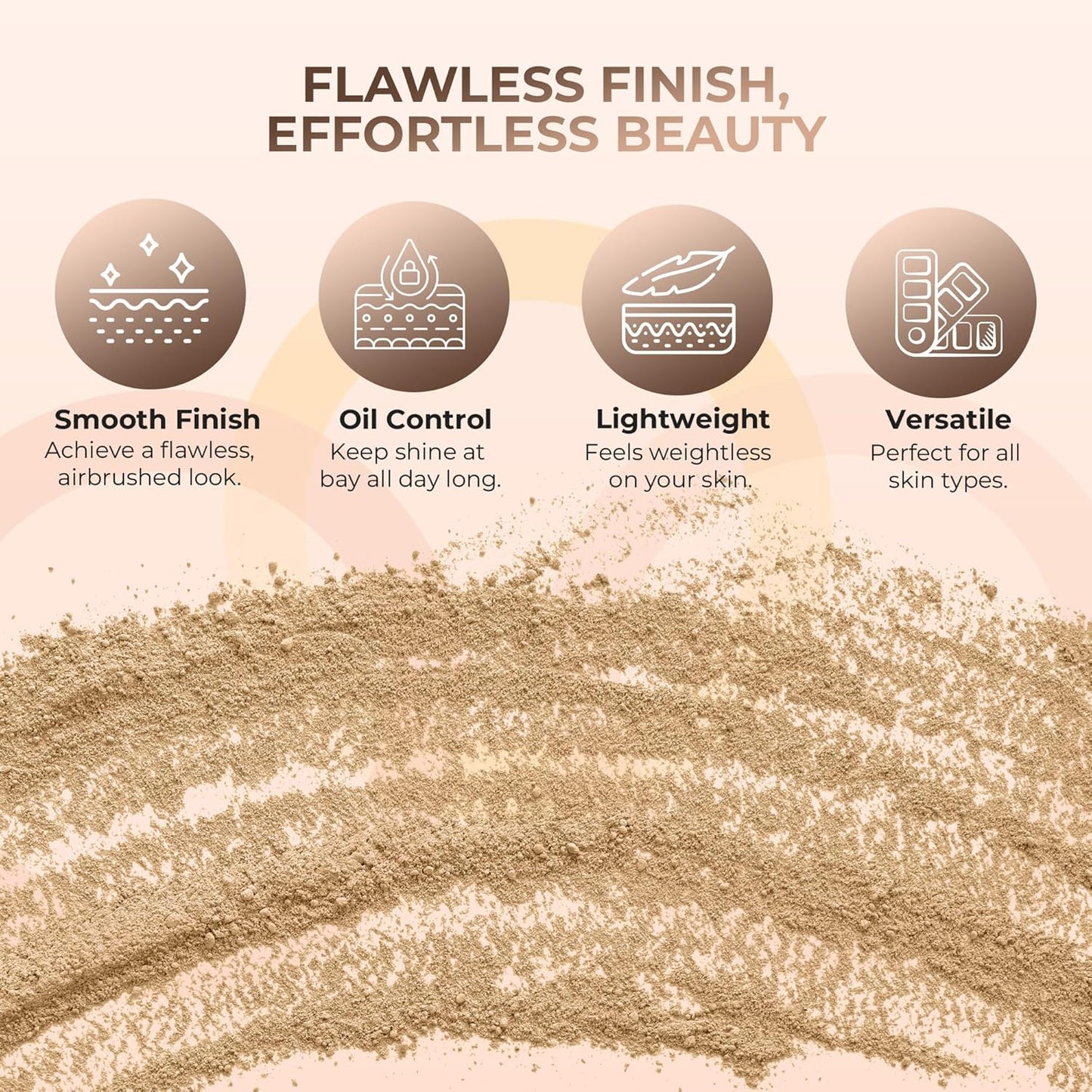 Foundation Powder Refill (BEIGE)(12 Gram Bag) By Sweet Face Minerals, Lightweight Mineral Loose Makeup Powder with SPF 20, Full Coverage Flawless Finish, Talc-free, Cruelty-Free, Refillable Pouch