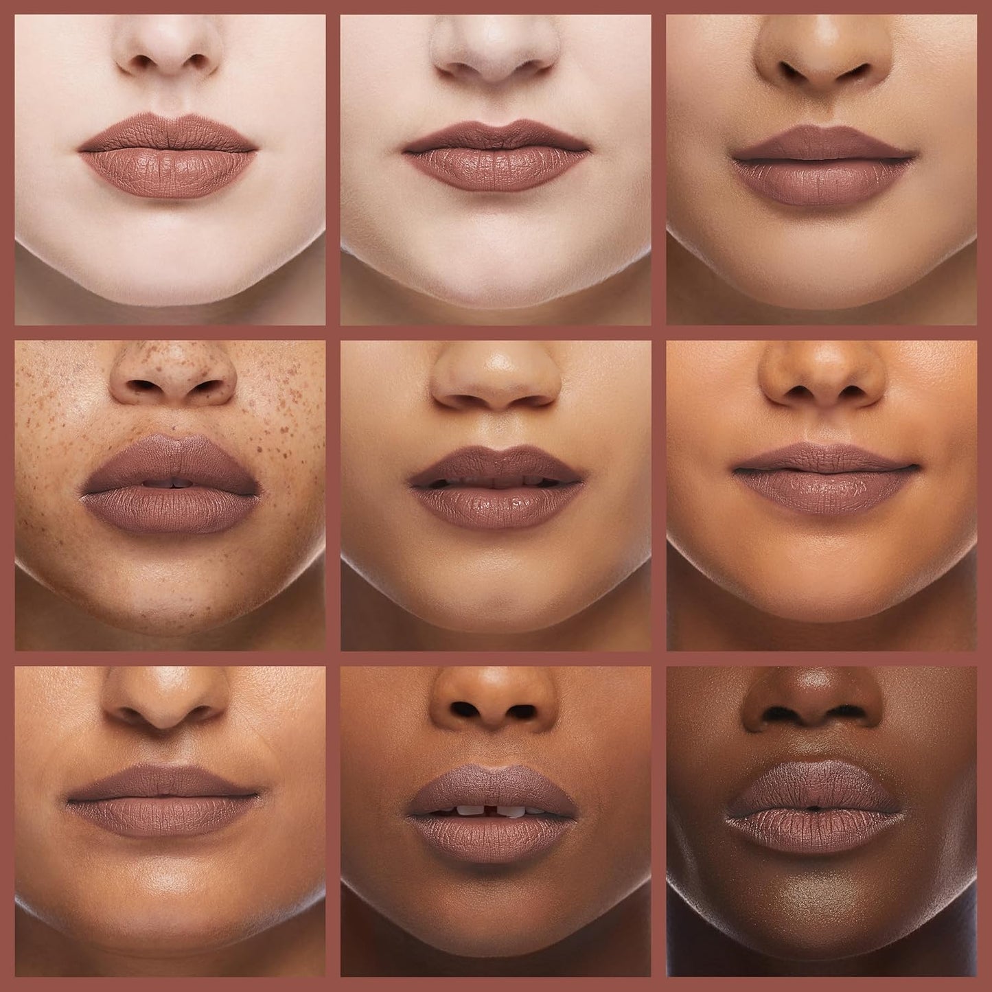 Oulac Matte Liquid Red Lipstick for Women, Orange-Brown Tones Red Lip Gloss Long Lasting, Highly Pigmern Lip Color with Vitamin E & Rose Oil, Waterproof, Vegan & Cruelty-Free M04