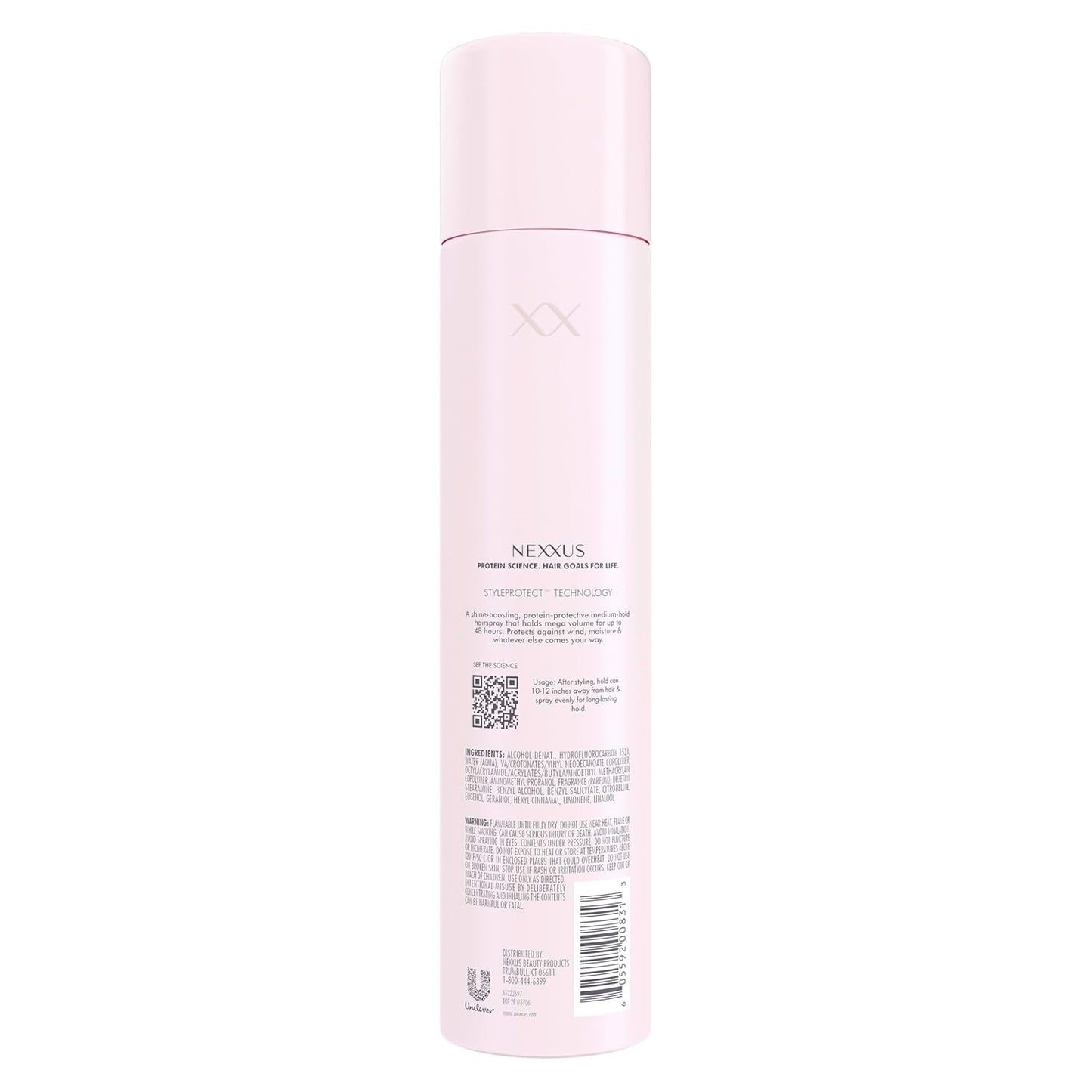 Nexxus Styling Spray XXL Finish Volume Medium Hold Hairspray Powered by STYLEPROTECT Technology 10 oz