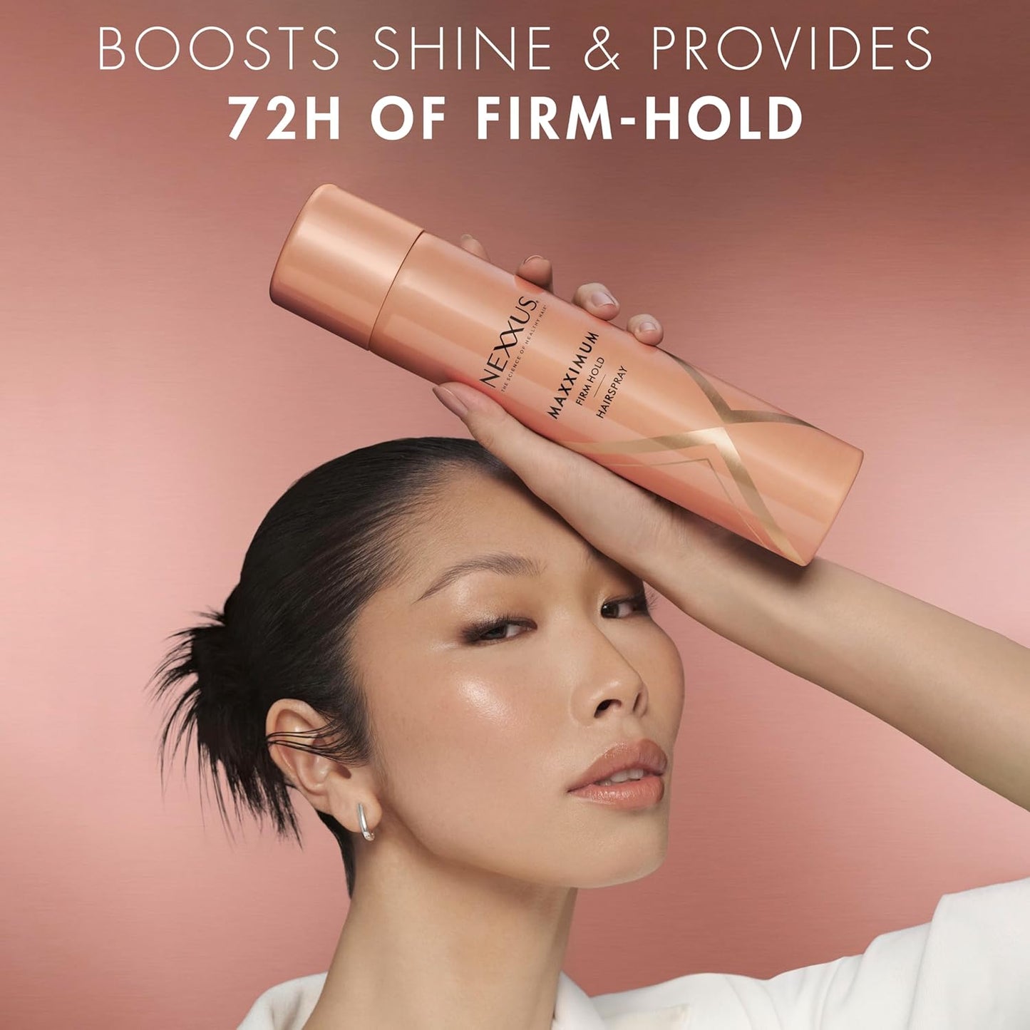 Nexxus Styling Spray Maxximum Finish Firm Hold Hairspray Powered by STYLEPROTECT Technology 10 oz